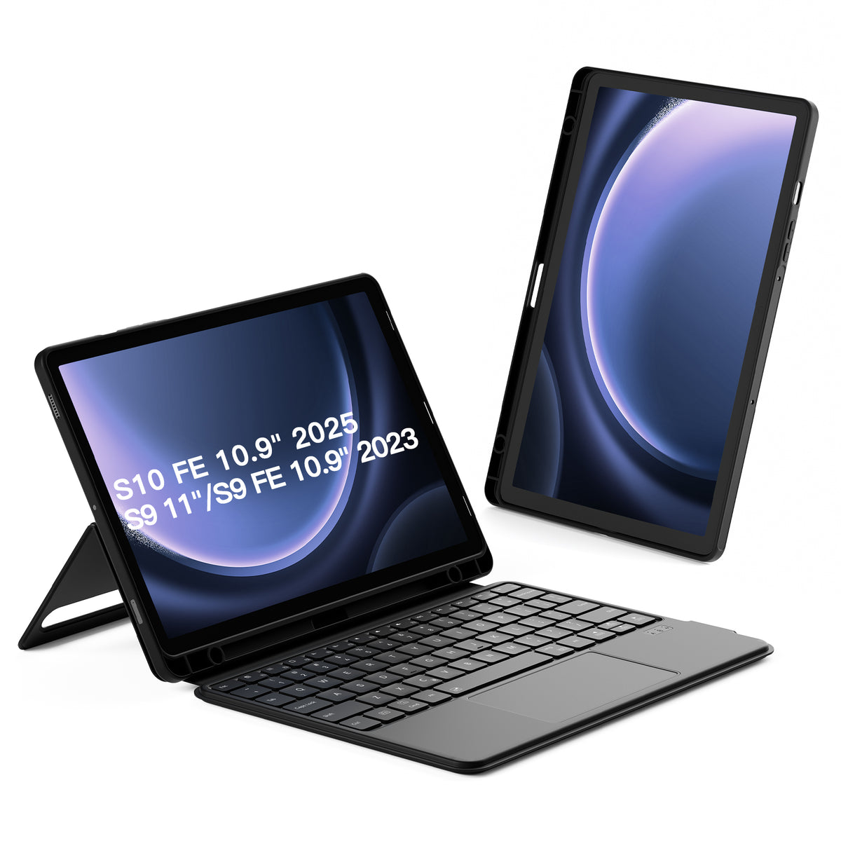 inateck Magnetic Detachable Bluetooth Keyboard for Samsung Galaxy Tab S10 Lite/S10 FE/S9 FE 10.9"/S9 11",  N0064
