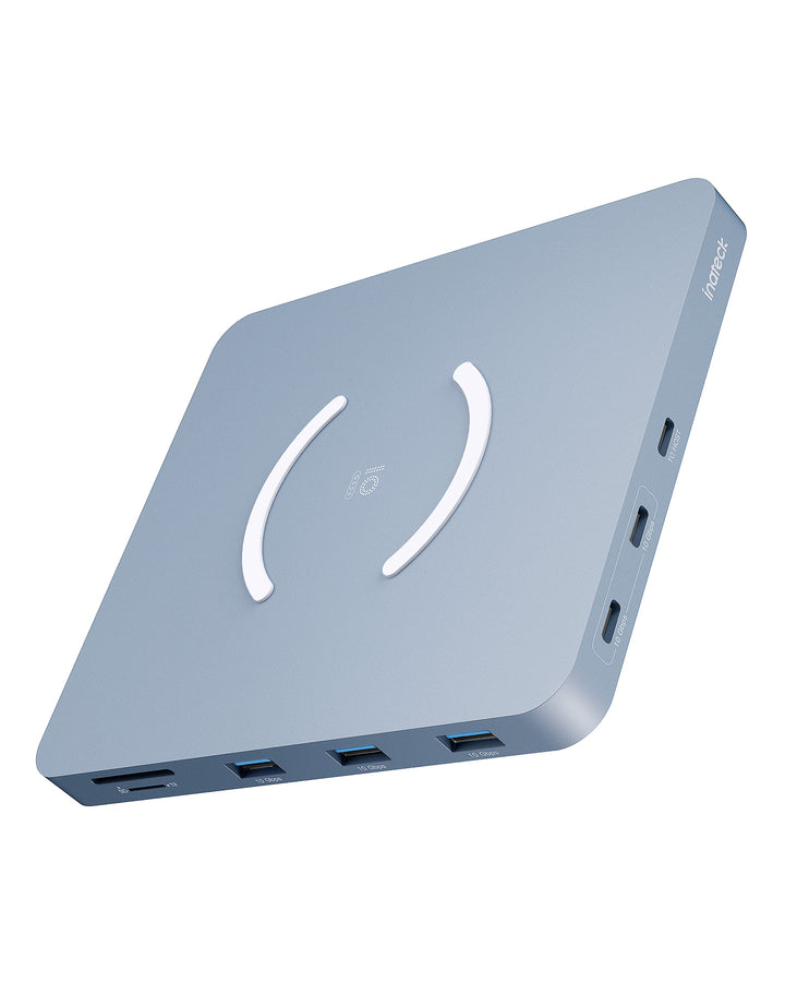 Inateck 8-in-1 iMac 24" 2021 Docking Station, USB 3.2 Gen 2, DK2001 Blue
