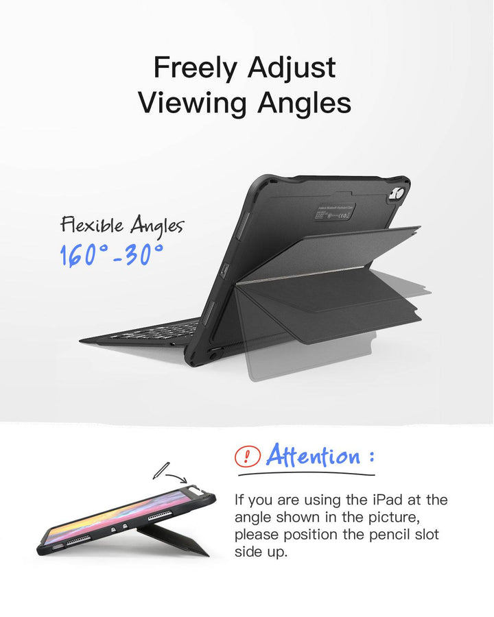 Inateck 11" Detachable Keyboard with Flexible Kickstand for iPad Pro, KB02005