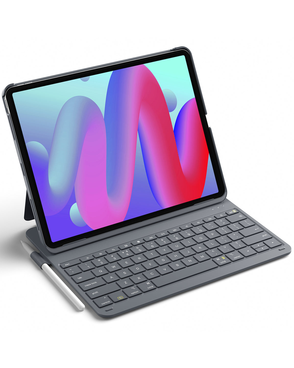 Inateck Super Light Keyboard Case for iPad Air 13" M3/M2 (2025/2024), iPad Air 7/6, iPad Pro 12.9" 6/5/4/3, QWERTY, BK2007-13