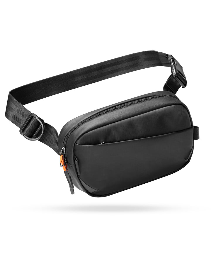 Inateck Sling Bag X-Mini, with RFID Blocking, Water-resistant, for Women and Men, FB01002 Black