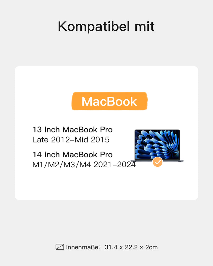 Inateck EdgeKeeper 360° Protective 13.3-15.6 Inch Laptop Carrying Case LB02006/B1