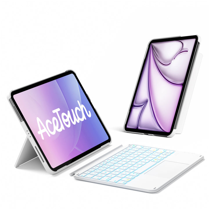 inateck Inateck Case with Keyboard,for iPad 10th/11th Gen(2025 A16),Air 11" M3/M2,Air 6/5/4th,Pro 11 4/3/2/1th,Ultralight Detach