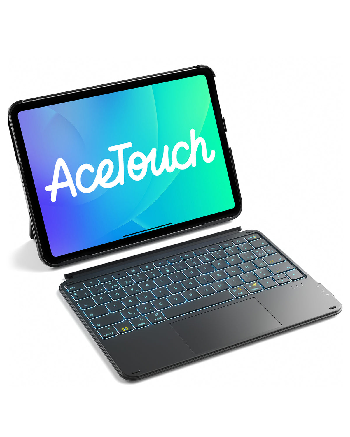 inateck Inateck Case with Keyboard,for iPad 10th/11th Gen(2025 A16),Air 11" M3/M2,Air 6/5/4th,Pro 11 4/3/2/1th,Ultralight Detach