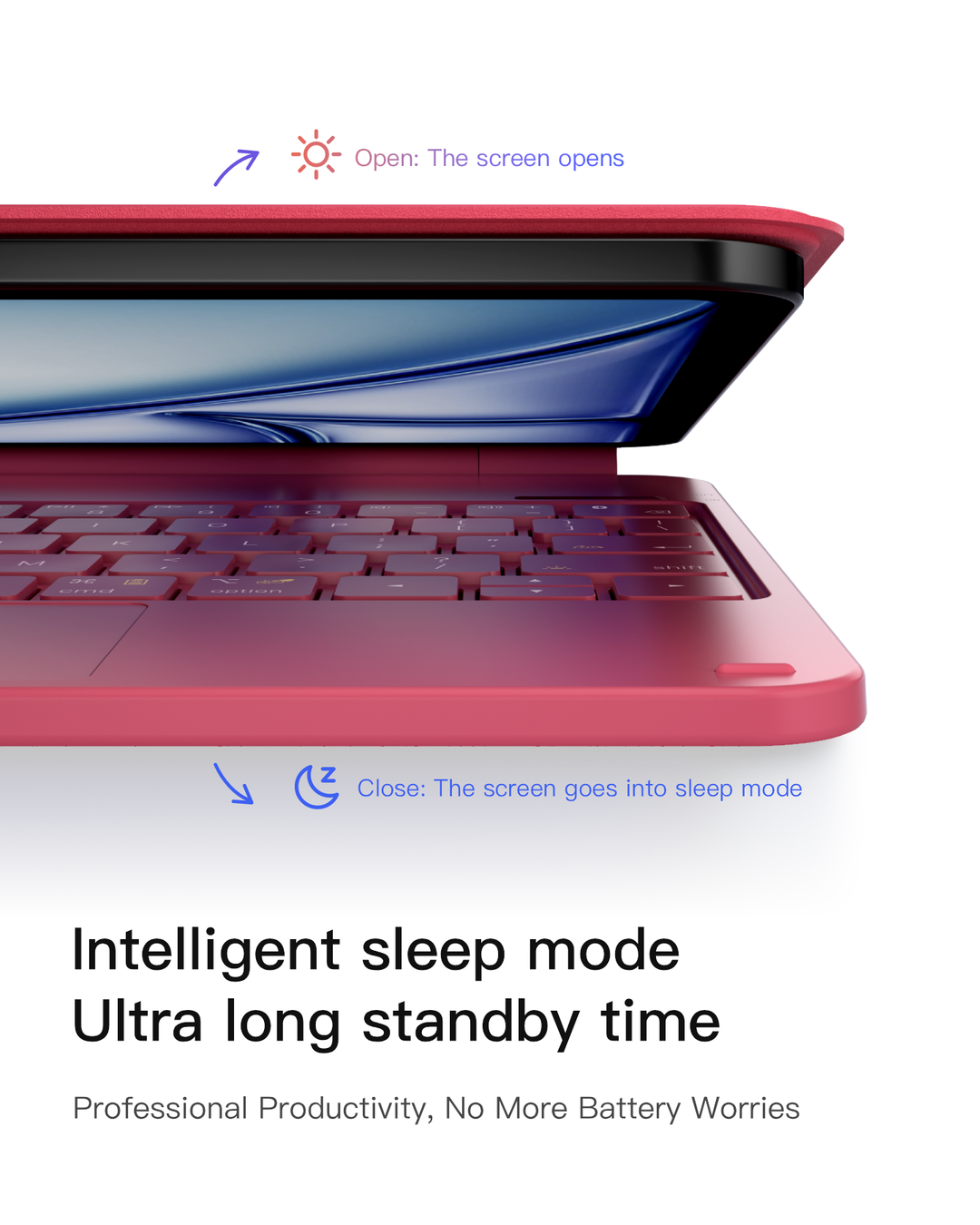 inateck Inateck NeoMagic Magnetic Keyboard Case for iPad 10th Generation 10.9 inch/11th Generation 2025 A16 11 inch, KB09119-10