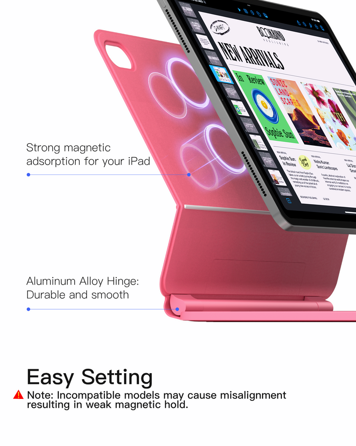 inateck Inateck NeoMagic Magnetic Keyboard Case for iPad 10th Generation 10.9 inch/11th Generation 2025 A16 11 inch, KB09119-10