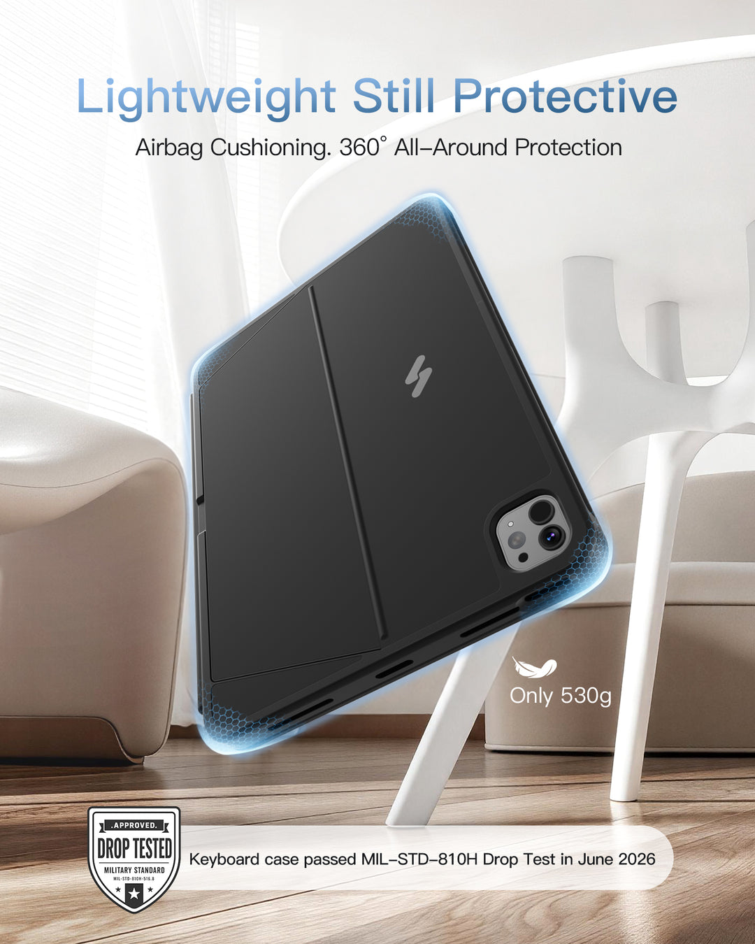 inateck Inateck Detachable AceTouch Protective Keyboard Case for iPad Air 11-inch (M4 2026/M3 2025/M2 2024); iPad Pro 11/Air 5th