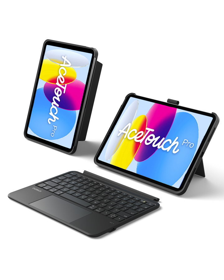 inateck Inatek Detachable Keyboard Case for iPad A16 11th Gen 2025 11 inch, iPad 10th Gen 2022 10.9 inch, AceTouch Pro, QWERTY, 