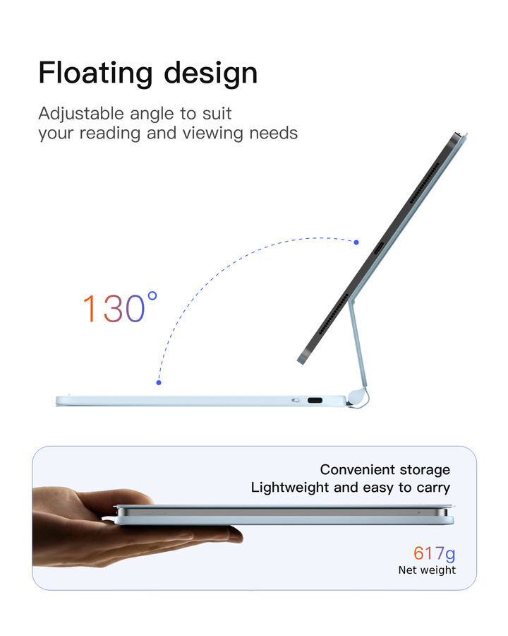 inateck Inateck NeoMagic Magnetic Keyboard Case for iPad 10th Generation 10.9 inch/11th Generation 2025 A16 11 inch, KB09119-10